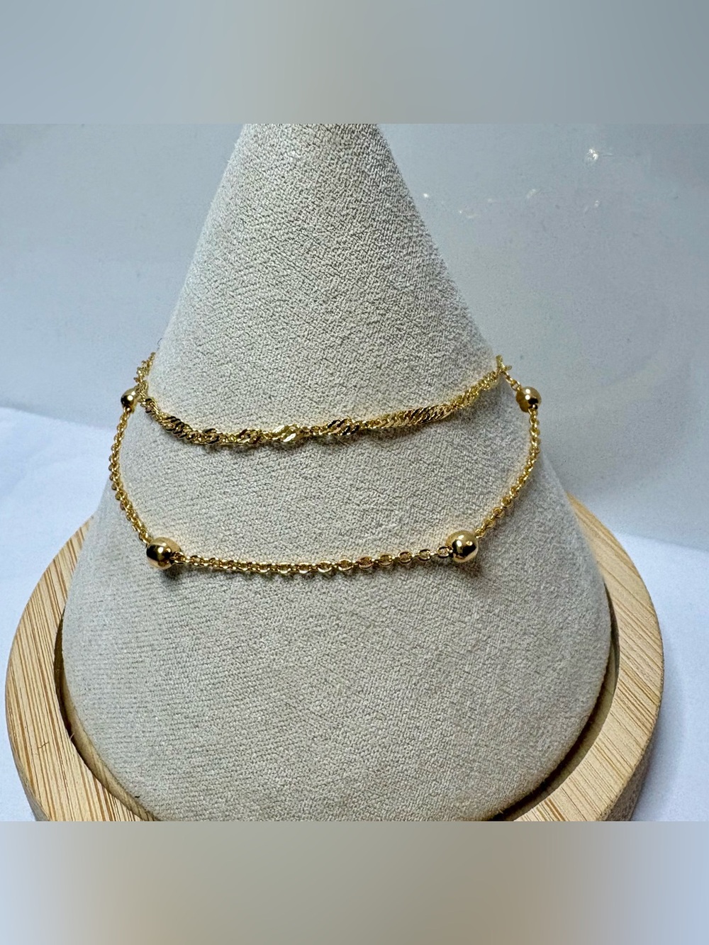 TWO 14k Gold Filled Dainty Bracelets! Perfect for Stacking or By Themselves!